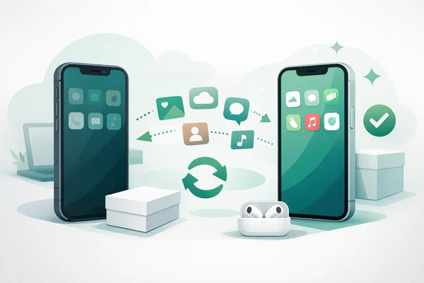 Transferring data to a refurbished iPhone