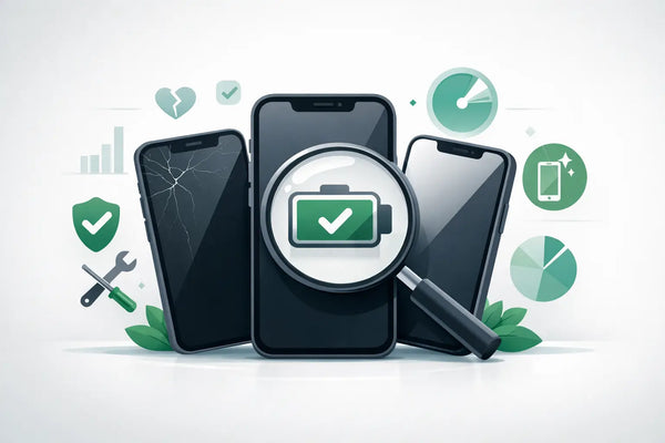 Comment lire la description de l'état des iPhones ?