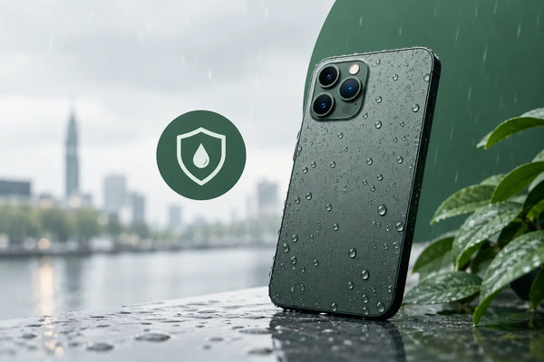 Is een refurbished iPhone waterdicht bij regen?